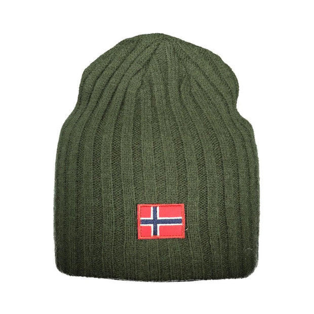 Green Polyester Men Cap