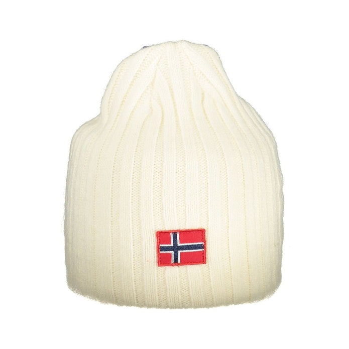 White Polyester Men Cap