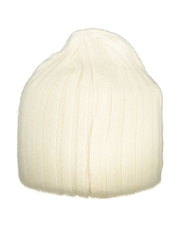 White Polyester Men Cap