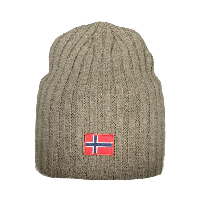Brown Polyester Men Cap