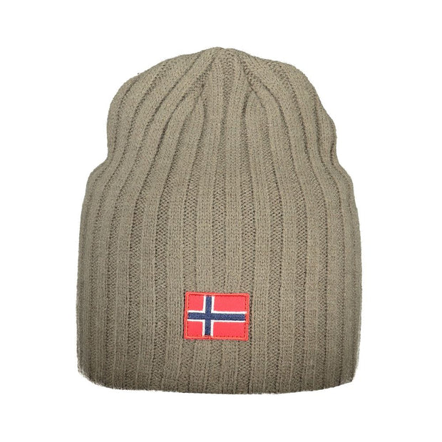 Brown Polyester Men Cap