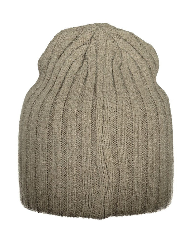 Brown Polyester Men Cap