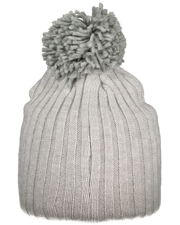 Gray Polyester Women Hat