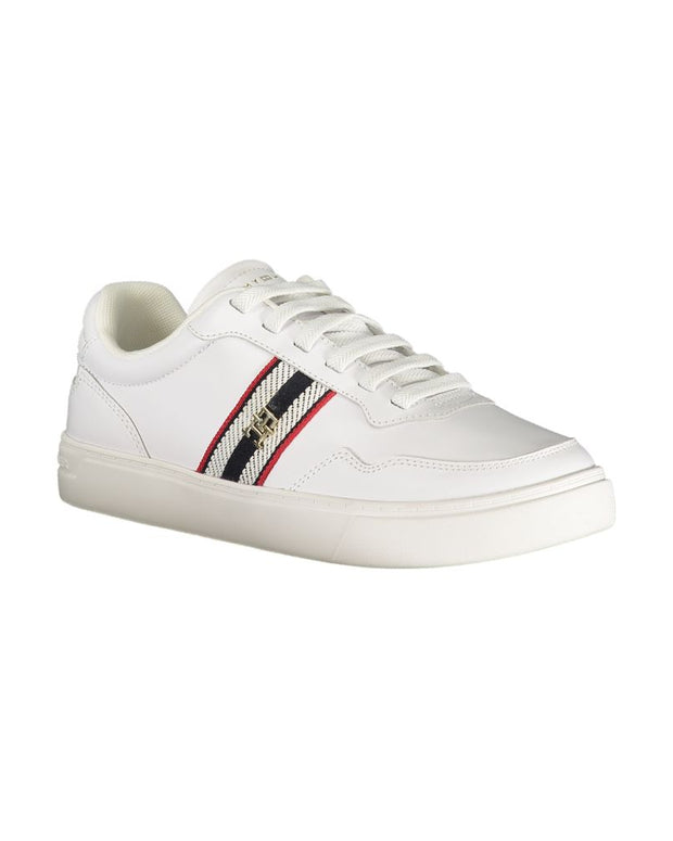 White Leather Women Sneaker