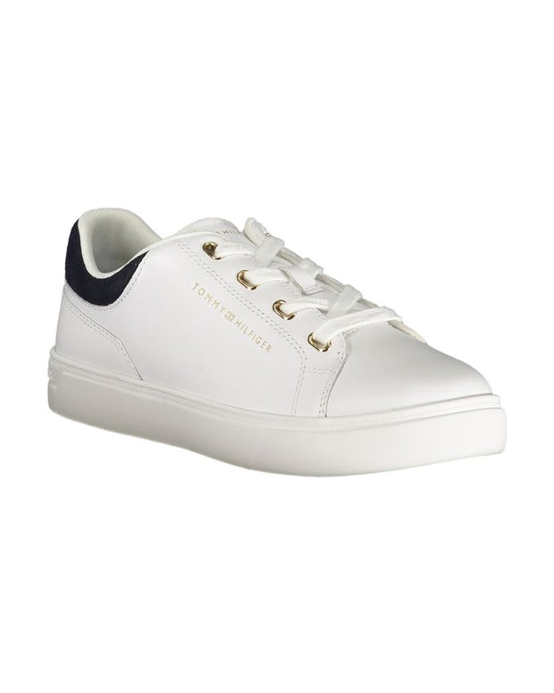 White Leather Women Sneaker