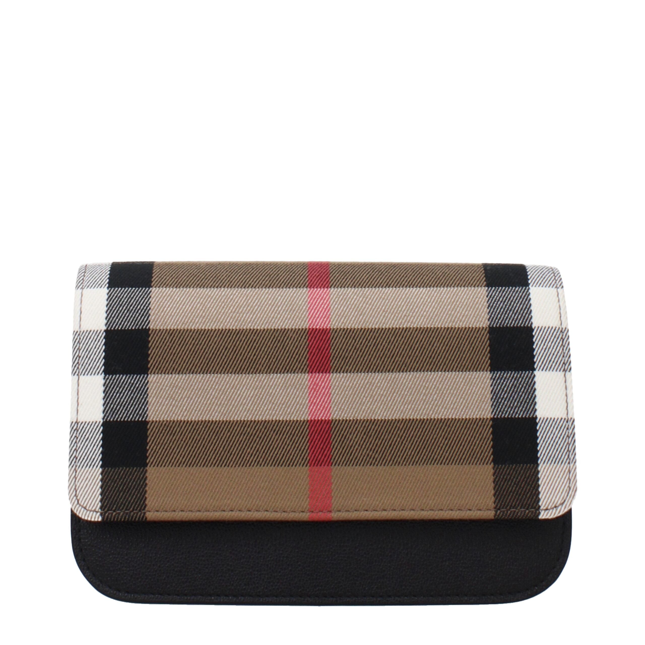 Beige Fabric Clutch Bags