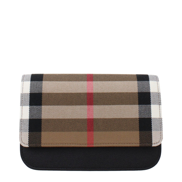Beige Fabric Clutch Bags