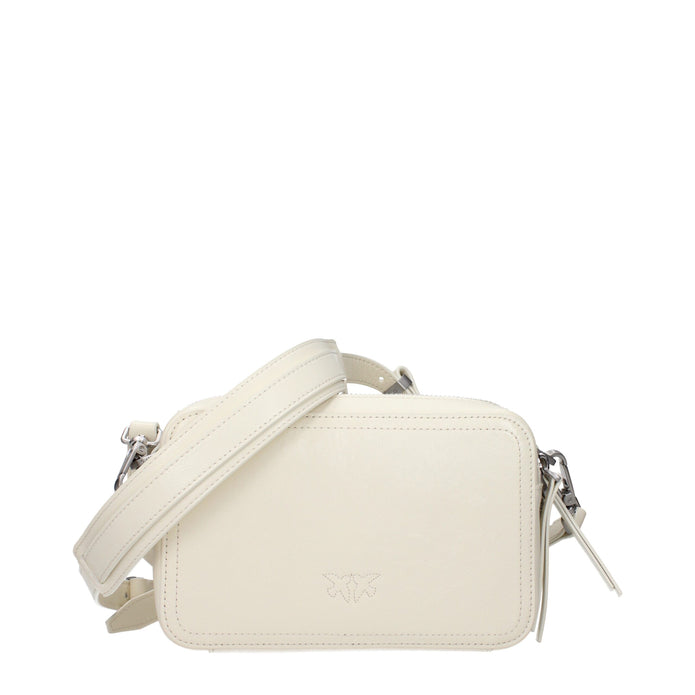 White Leather Crossbody Bag