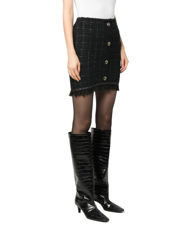 Black Polyester Skirt