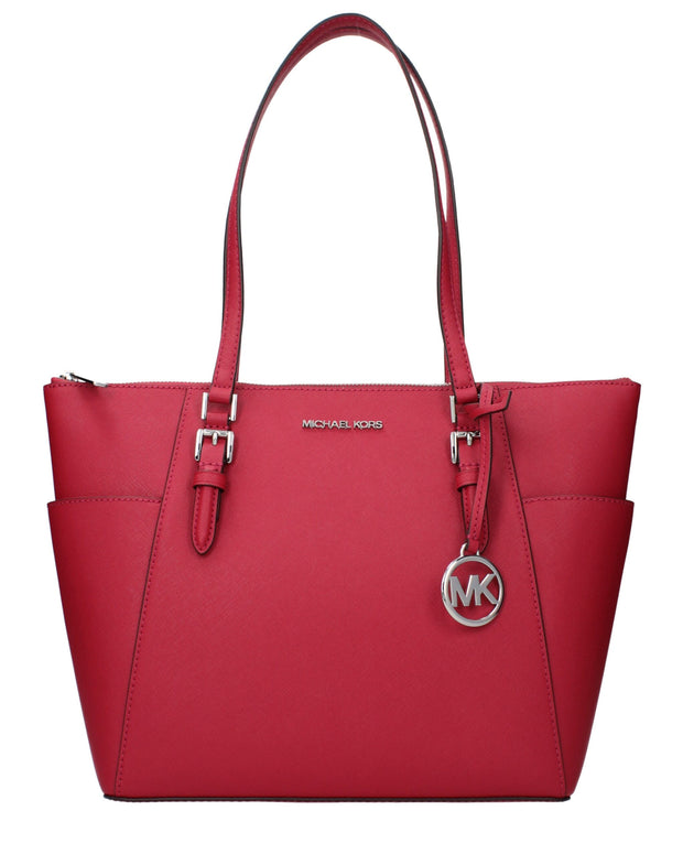 Red Leather Shoulder Bag