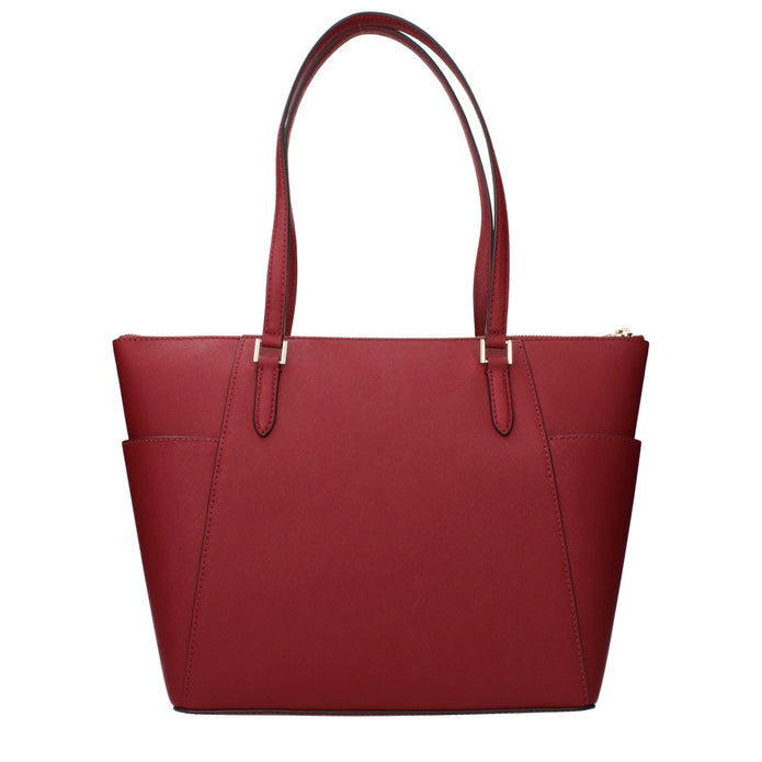 Red Leather Shoulder Bag