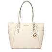 Beige Leather Shoulder Bag