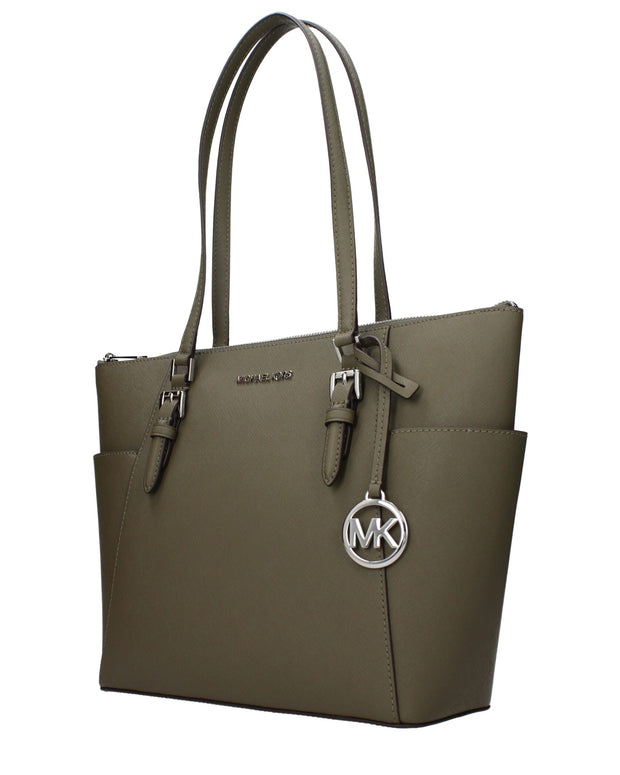 Green Leather Shoulder Bag