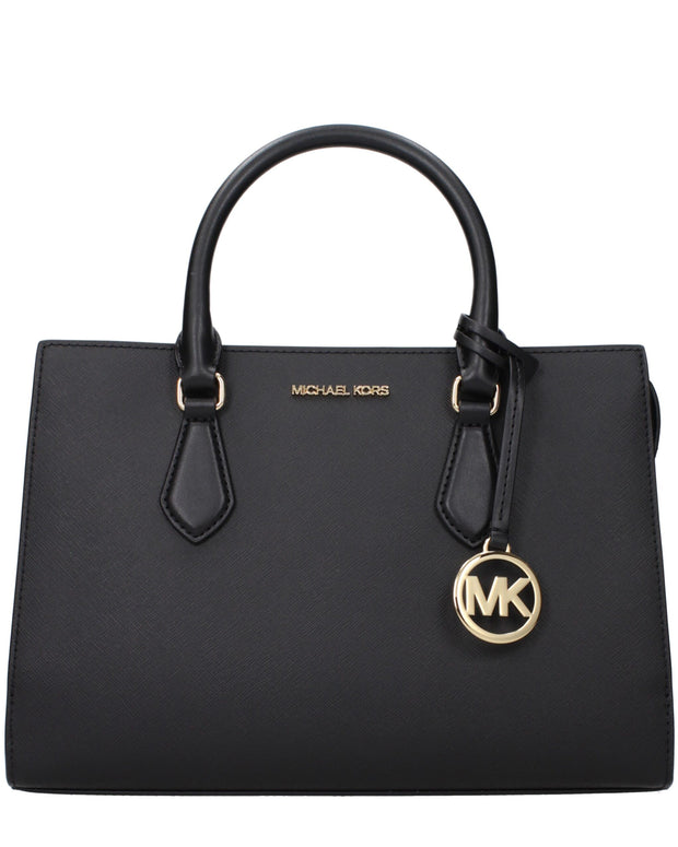 Black Fabric Handbag