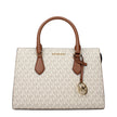 Beige Fabric Handbag