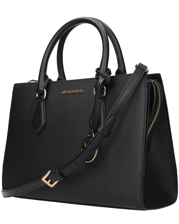 Black Fabric Handbag