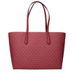 Red Fabric Shoulder Bag