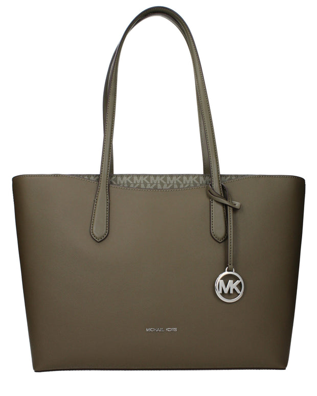 Green Fabric Shoulder Bag