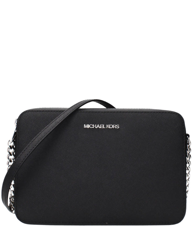 Black Leather Crossbody Bag