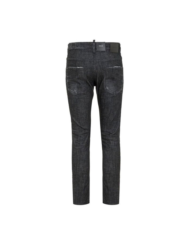 Black Cotton Jeans Denim