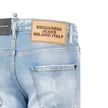 Blue Cotton Slim Fit Jeans