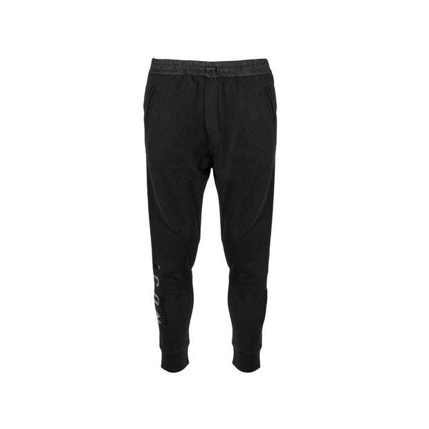 Black Cotton Joggers (Workout Pants)
