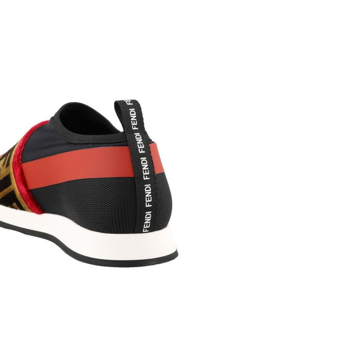 Black Fabric Sneakers