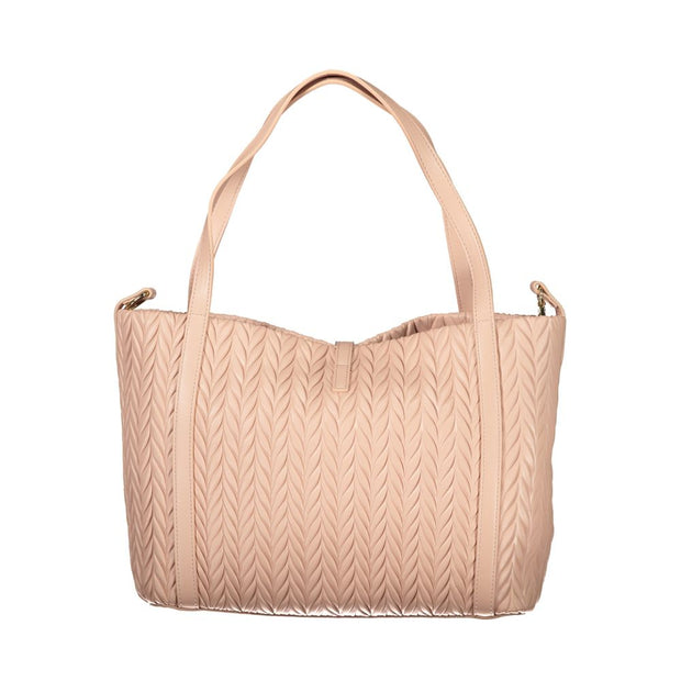 Pink Polyethylene Handbag