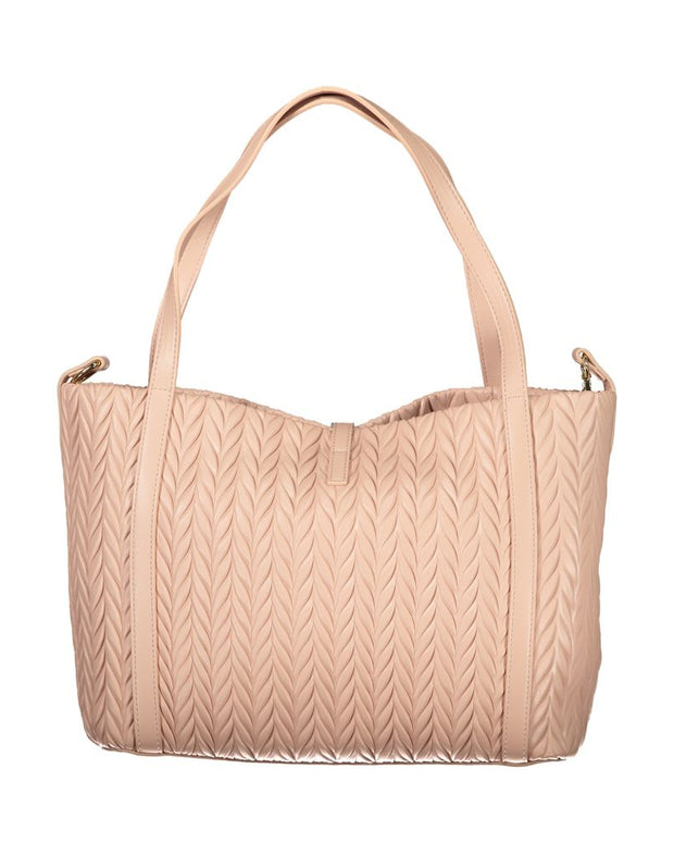 Pink Polyethylene Handbag