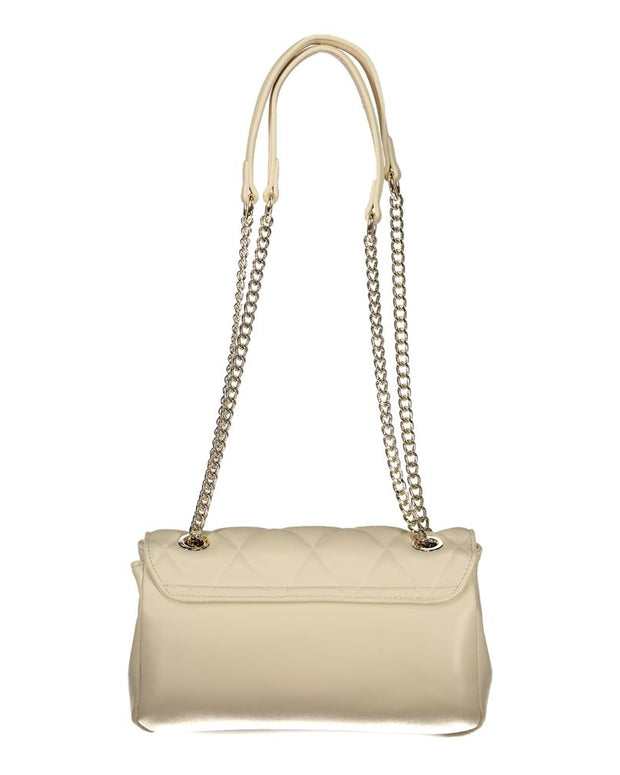 Beige Polyethylene Handbag