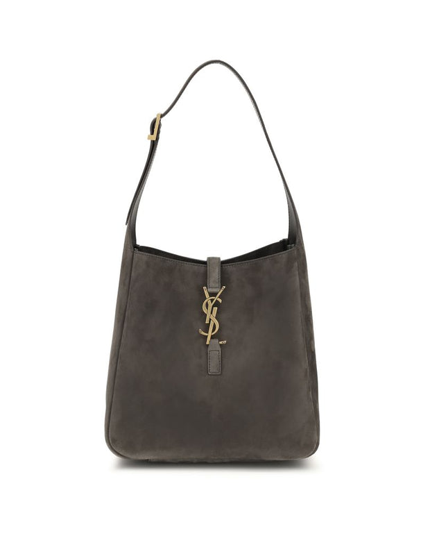 Gray Calf Leather Bos Taurus Shoulder Bag