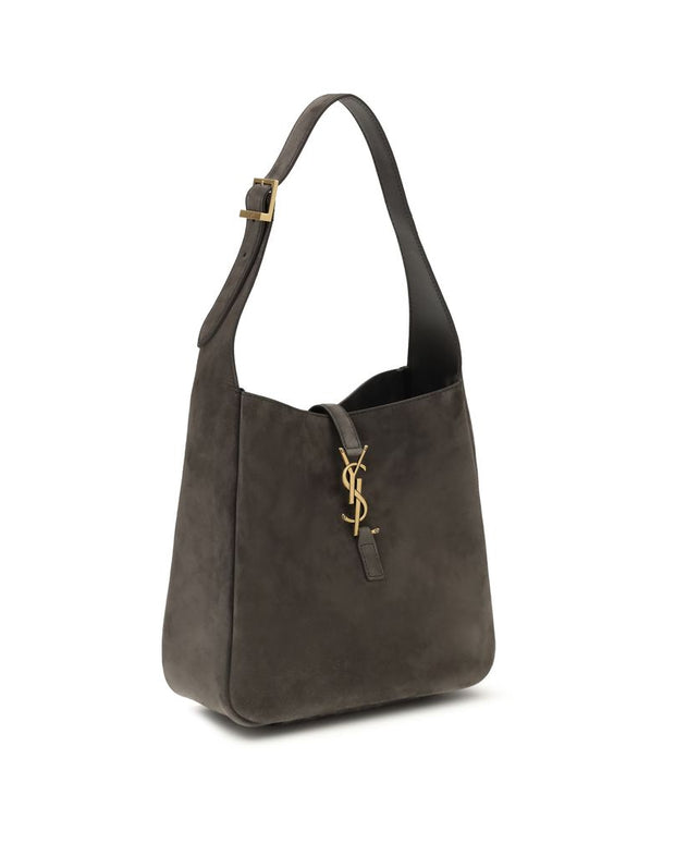 Gray Calf Leather Bos Taurus Shoulder Bag