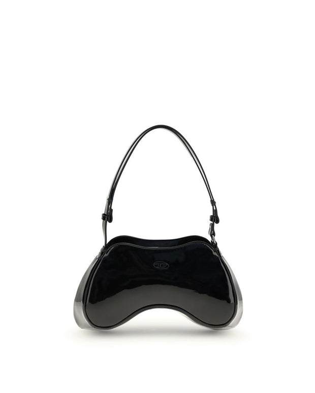 Black Polyethylene Shoulder Bag