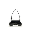 Black Polyethylene Shoulder Bag