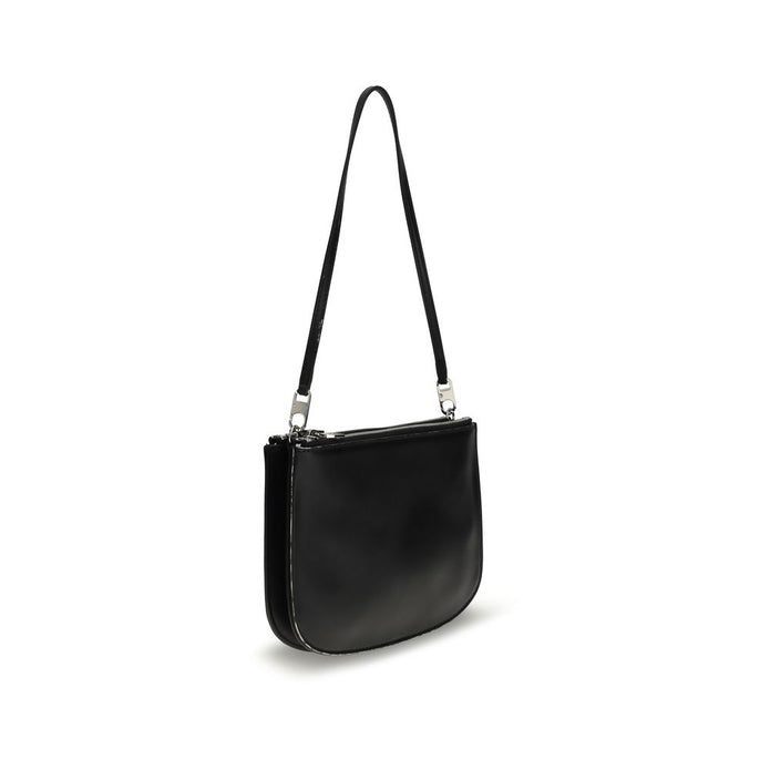 Black Calf Leather Bos Taurus Shoulder Bag