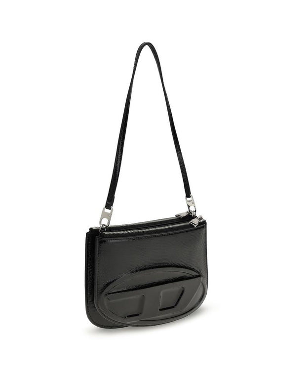 Black Calf Leather Bos Taurus Shoulder Bag