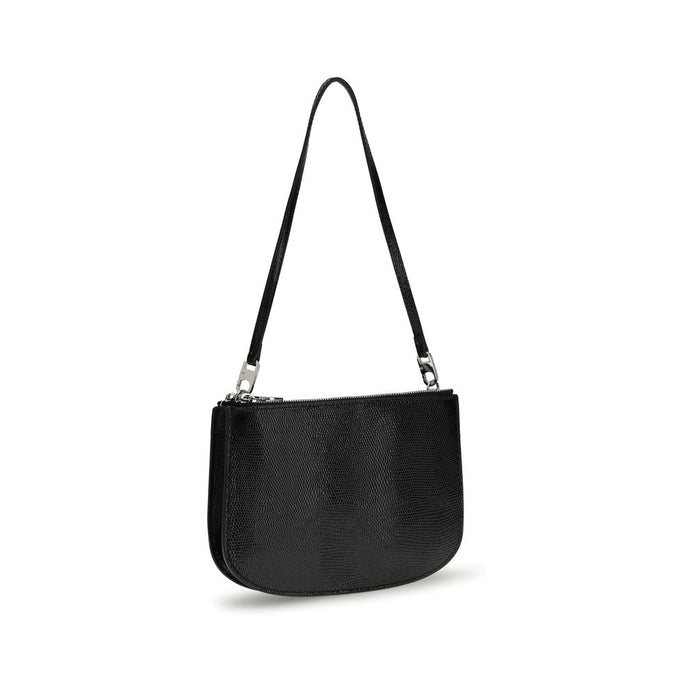 Black Calf Leather Bos Taurus Shoulder Bag