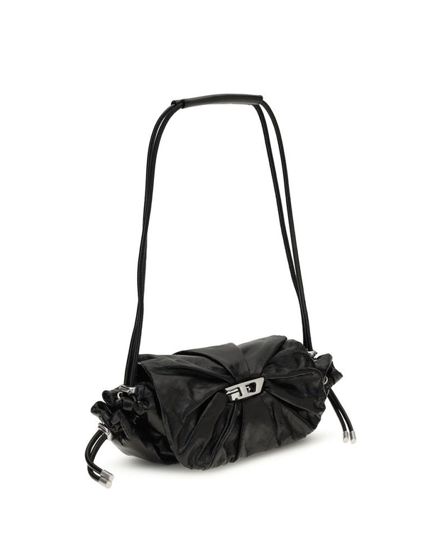 Black Calf Leather Bos Taurus Shoulder Bag