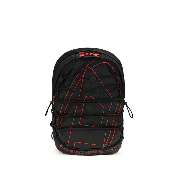 Black Polyester Backpack