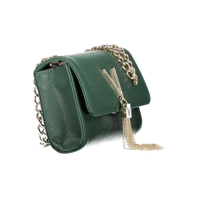 Green Polyethylene Women Handbag