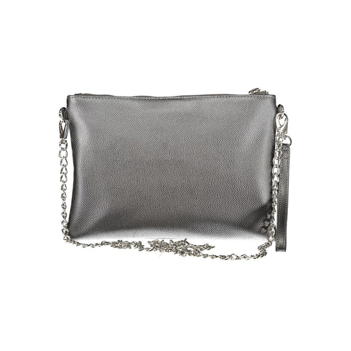Gray Polyethylene Women Handbag