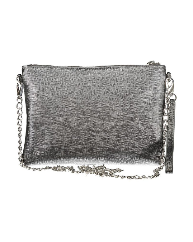 Gray Polyethylene Women Handbag