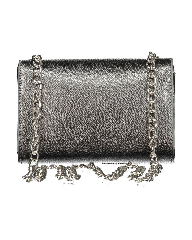 Gray Polyethylene Women Handbag