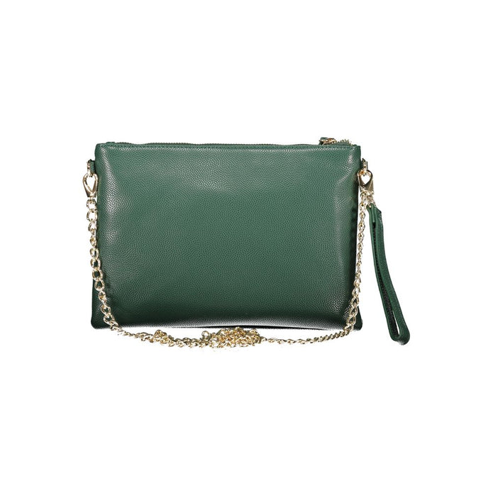 Green Polyethylene Women Handbag