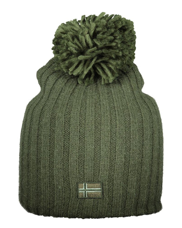 Green Polyester Women Hat