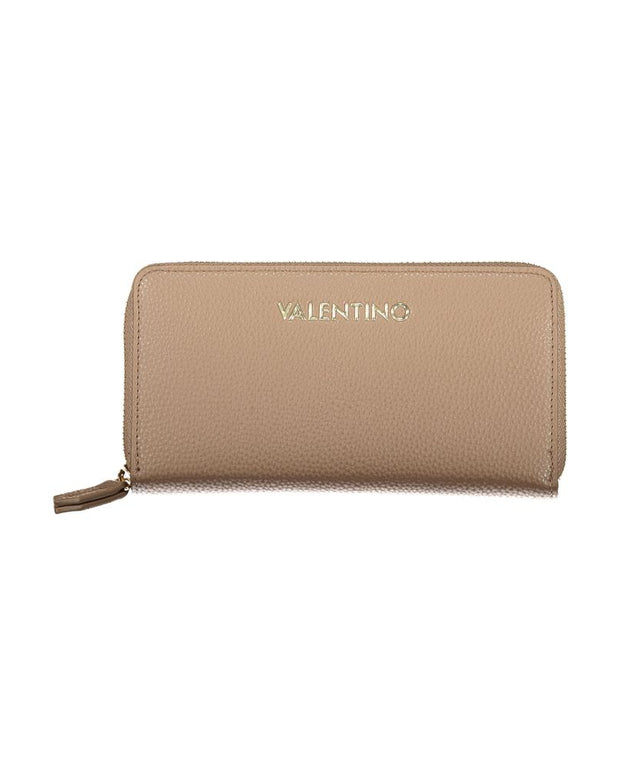 Beige Polyethylene Women Wallet