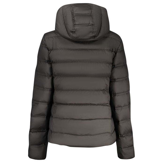 Black Recycled Polyester Women Jacket