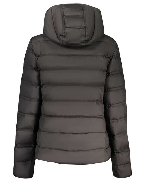 Black Recycled Polyester Women Jacket