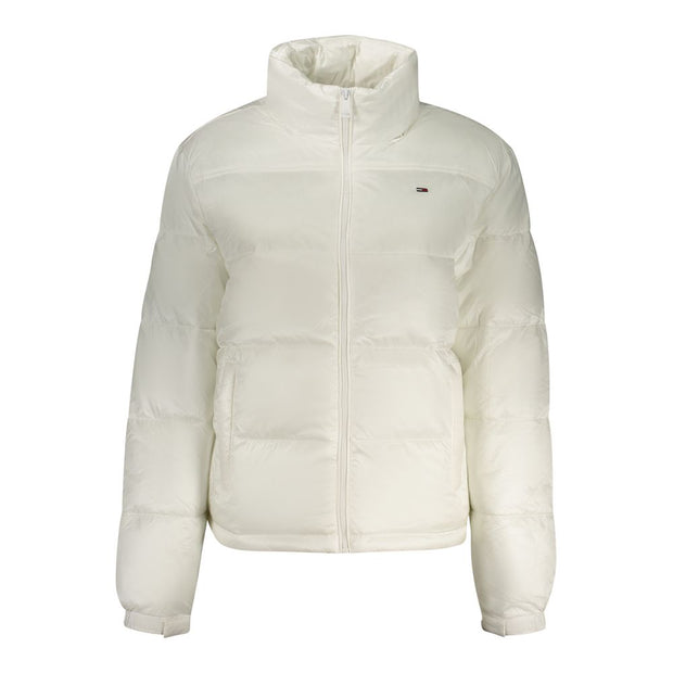 White Polyester Jackets & Coat