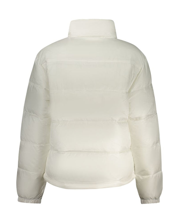 White Polyester Jackets & Coat